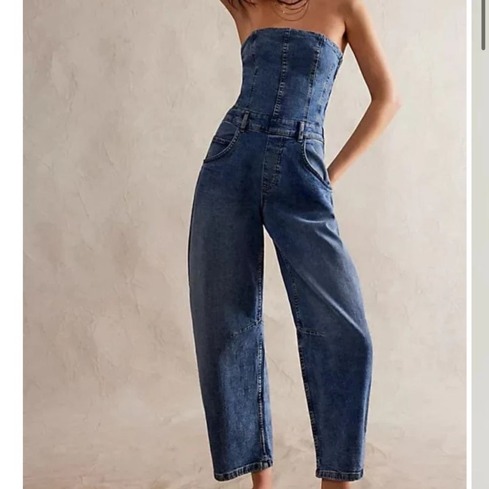 We The Free Je Suis Pret Barrel Jumpsuit